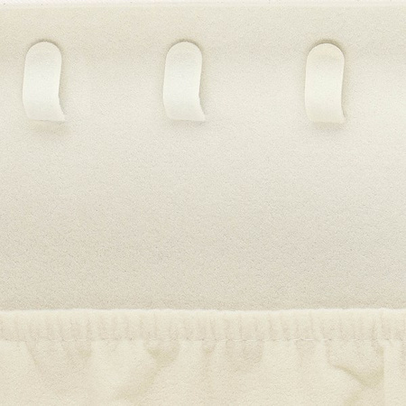 Kuferr, szkatułka na biżuterię ekoskóra 16x11x5 cm kremowa z brokatem z przegródkami