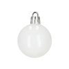 Bombki choinkowe 40 szt. komplet dekoracje świąteczne zawieszki nietłukące, białe
