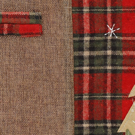 Podkładki na stół świąteczne 4 szt. 44x33cm mata czerwona z reniferem