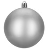 Bombki choinkowe 100 szt. komplet dekoracje świąteczne zawieszki nietłukące srebrne