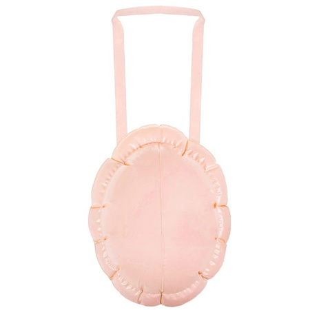 Strój świętego Mikołaja 7 elementowy z brzuchem czerwony kostium