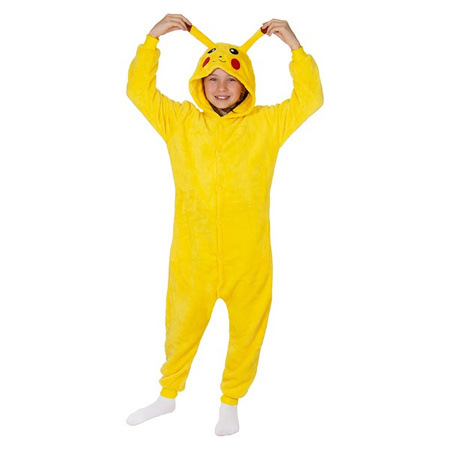 Piżama jednoczęściowa kigurumi dziecięcy kombinezon Pikachu rozmiar 120-130 cm