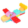 Klocki konstrukcyjne, miękkie dla dzieci 126 el. kreatywne, kolorowe