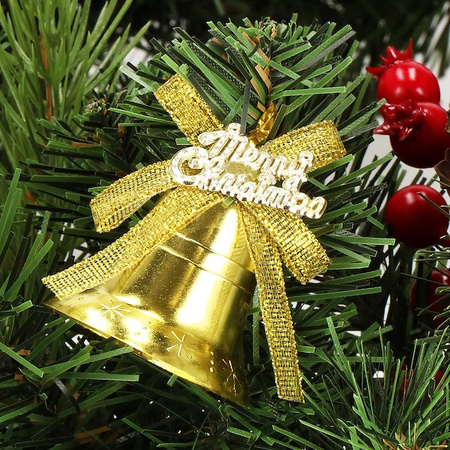 Zawieszka choinkowa 3 szt. ozdoba świąteczna dzwoneczki bombki na choinkę