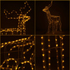 Renifer Led 85 cm świąteczny, świetlna dekoracja do ogrodu biały ciepły