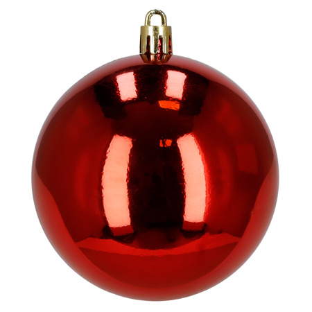Bombki choinkowe 14 szt. ozdoby do girland i świątecznych aranżacji, czerwone