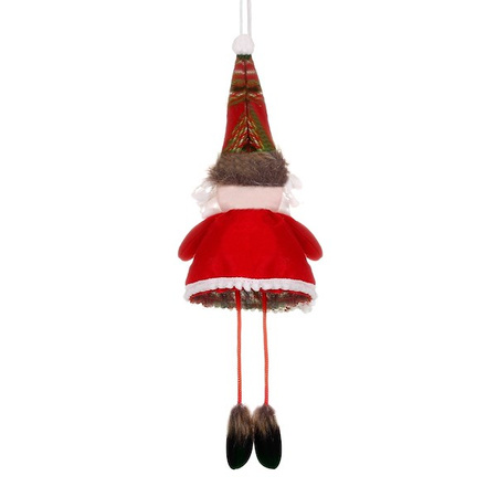 Bałwanek wiszący 38cm zawieszka ozdoba świąteczna, krasnal świąteczny, gnom