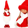 Laleczka 50 cm ozdoba świąteczna, figurka świąteczna, gnom czerwony