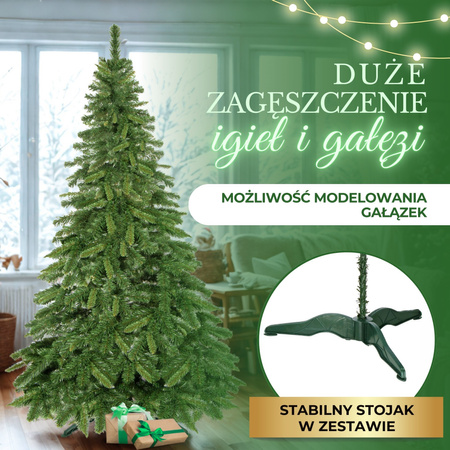 Choinka sztuczna 150 cm jodła zielona Vera choinka jak żywa