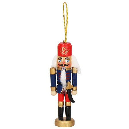 Zawieszka choinkowa 6 szt. dziadek do orzechów 12 cm świąteczna ozdoba multikolor