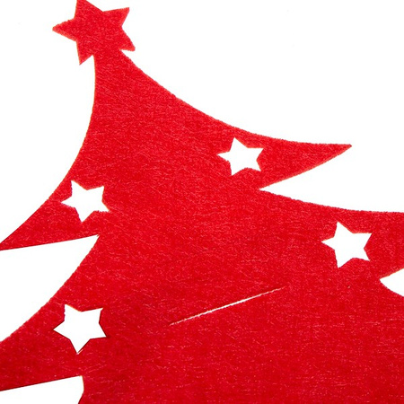 Kieszonka na sztućce 2szt. świąteczne etui, choinka ozdoba świąteczna