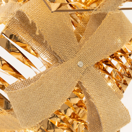 Dekoracja świąteczna LED prezenty ozdoba świetlna 74 cm 160 diod biały ciepły