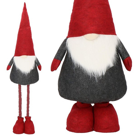 Skrzat 110-160cm ozdoba świąteczna, krasnal świąteczny, gnom na teleskopowych nóżkach