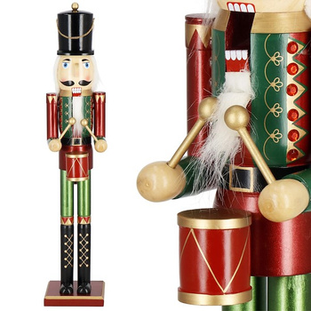 Dziadek do orzechów 90 cm drewniany żołnierzyk, figurka świąteczna