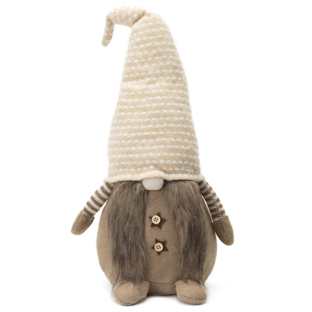 Skrzat świąteczny, stojący dekoracja do wnętrz krasnal 50 cm gnom, figurka na święta