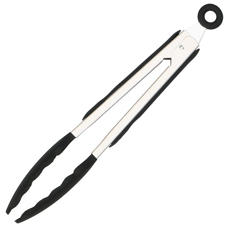 Przybory kuchenne 12 szt. akcesoria do kuchni silikonowe czarne