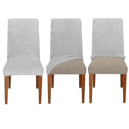 Pokrowiec na krzesło uniwersalny szary