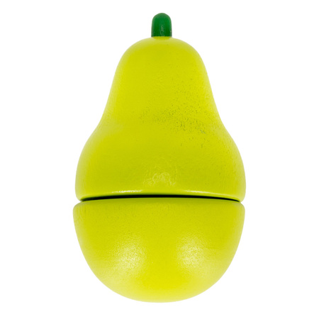 Drewniany zestaw: deska z nożykiem do krojenia, owoce, warzywa na rzepy 13 el. dla dzieci, kolorowe