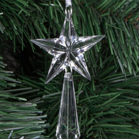 Zawieszka choinkowa 10 cm świąteczna ozdoba gwiazda