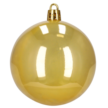 Bombki choinkowe, zestaw 100 szt. dekoracji do stroika nietłukące, złote