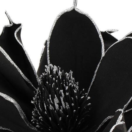 Sztuczny kwiat gałązka do bukietów czarny