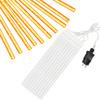 Lampki choinkowe 480 Led sople 10 szt. padający śnieg meteory zewnętrzne biały ciepły