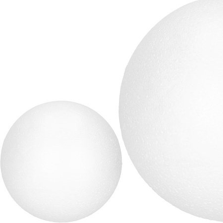 Bombki styropianowe 13cm kula styropianowa decoupage zestaw 10 szt.