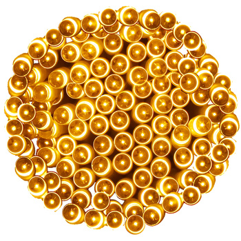 Lampki choinkowe 50 Led na baterie ciepły biały z programatorem