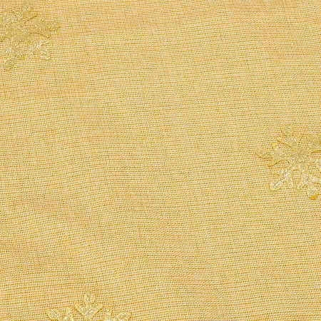 Bieżnik na stół 205x30cm obrus świąteczny z mikołajem złoty