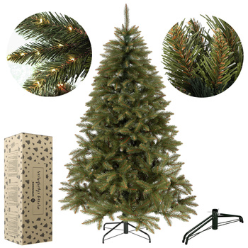 Choinka sztuczna 200 cm świerk kaukaski drzewko świąteczne jak żywe