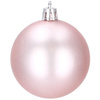 Bombki choinkowe 100 szt. ozdoby świąteczne różowy