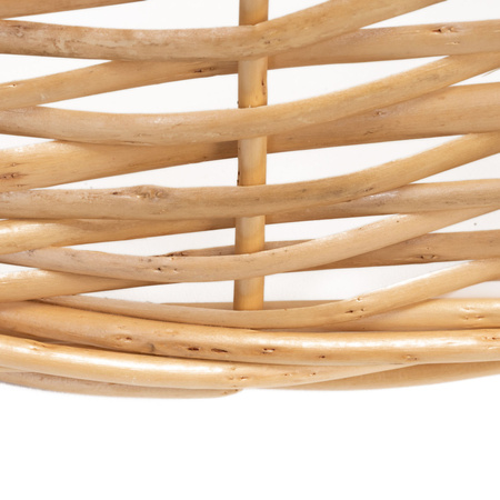 Osłona na stojak pod choinkę, wiklinowa 58 cm kosz jasnobrązowy