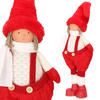 Laleczka 52 cm ozdoba świąteczna, figurka świąteczna, gnom czerwony