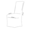 Pokrowiec bankietowy na krzesło uniwersalny biały