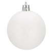 Bombki choinkowe 30 szt. ozdoby świąteczne biały