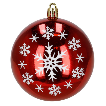 Bombki choinkowe 14 szt. ozdoby do girland i świątecznych aranżacji, czerwone