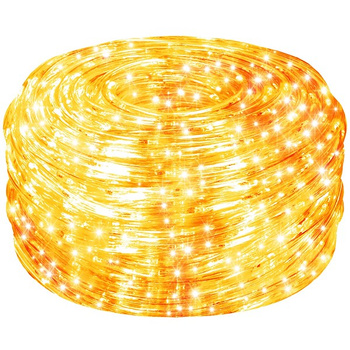 Wąż świetlny 240 Led ciepły biały 11m z programatorem IP44
