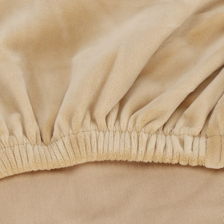 Pokrowiec na krzesło uniwersalny beżowy