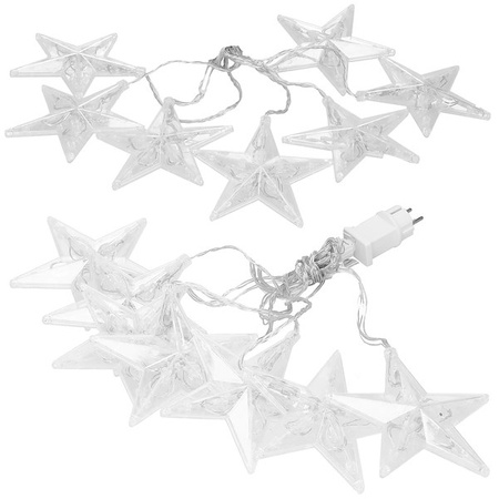 Kurtyna świetlna biały ciepły 70 Led gwiazdki lampki wewnętrzno-zewnętrzne