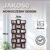 Ramka na zdjęcia 18 zdjęć multiramka 10x15 czarna