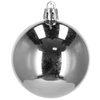 Bombki choinkowe na choinkę 4 cm zestaw 20 szt. srebrne