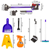 Zestaw sprzątajacy: odkurzacz, miotła, szufelka dla dzieci, akcesoria do sprzątania zabawkowe