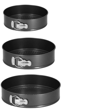 Tortownice 3 szt. formy do pieczenia tortów stalowe