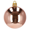 Bombki choinkowe 77 szt. rose gold zestaw choinkowy
