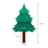 Choinka na pniu 90 cm sztuczna jodła zielona jak żywa