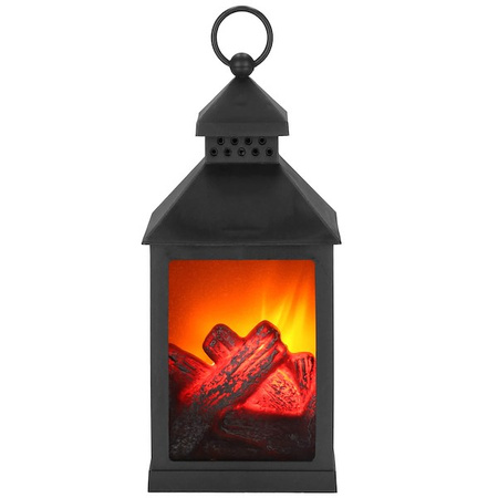 Lampion kominek LED 10,5x10,5x22,5 cm oświetlenie dekoracyjne, świąteczne