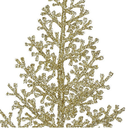 Gałązka świąteczna liść 3 szt. sztuczna dekoracja do stroika 45 cm