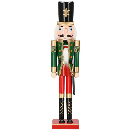 Dziadek do orzechów 60 cm drewniany żołnierzyk multikolor, figurka świąteczna