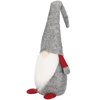 Skrzat 43cm ozdoba świąteczna, krasnal świąteczny, gnom szary