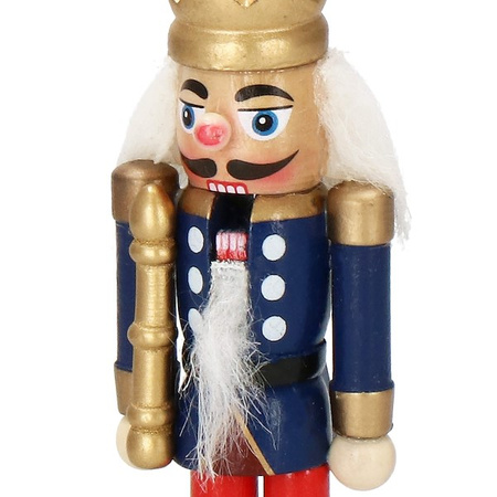 Zawieszka choinkowa 3 szt. dziadek do orzechów 13 cm świąteczna ozdoba multikolor